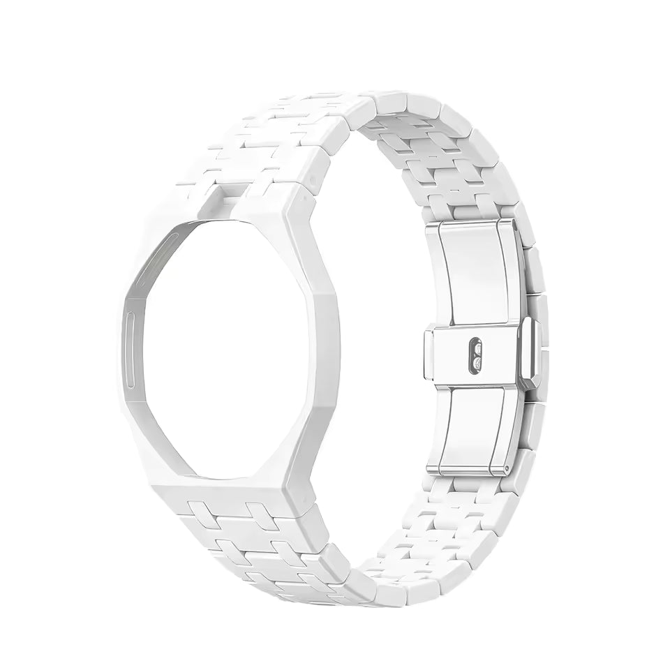 Ceramic Huit Blanc Watch Strap